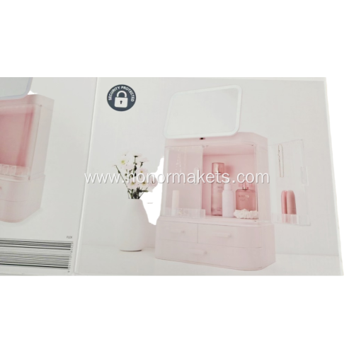 Cosmetic Storage box with Mirror